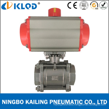 1000wog Pneumatic Actuator Ball Valve for Water Treatment